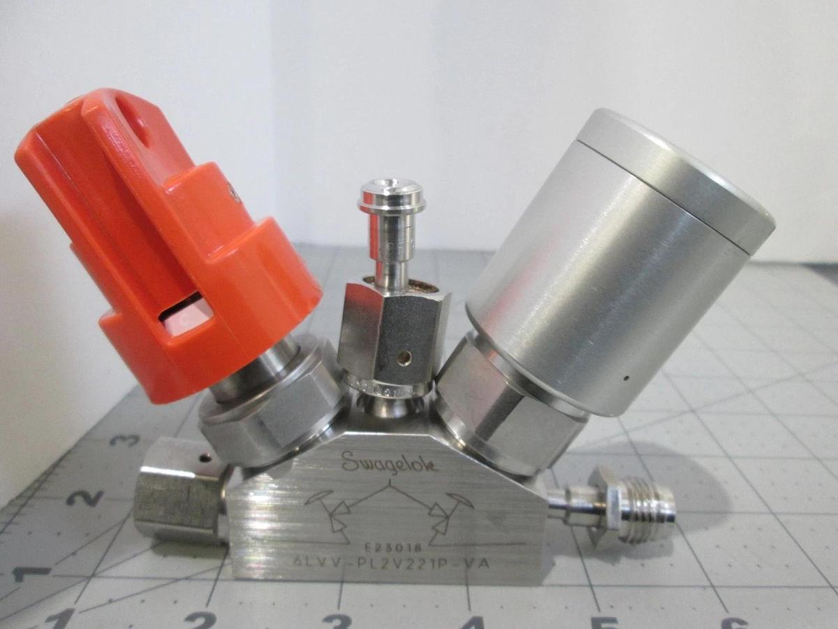 Used Swagelok, 6LVV-PL2V221P-VA, High Flow Diaphragm Valve, Used