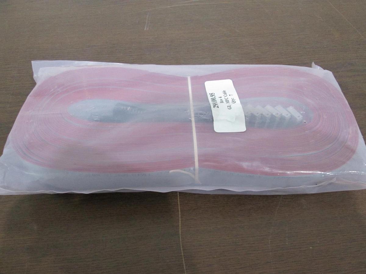 Used Semy Eng mass flow control Ribbon Cable, 299.00.95, GL-MFC Cable, Used, Lot of 7