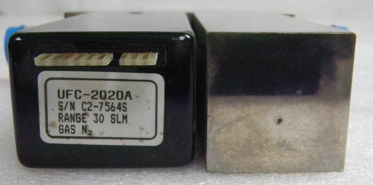 Used Unit UFC-2020A, Mass Flow Controller, Gas- N2, Range- 30 SLM, 3/8" M I/O VCR