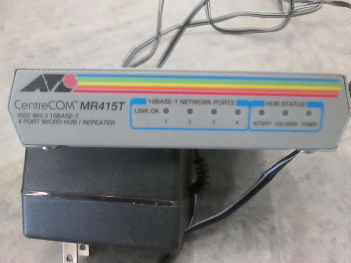 Used Allied Telesis CentreCOM MR415T 4 Port Micro Hub/ Repeater