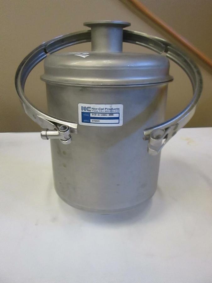 Used Nor-Cal Products FCT-6-2002-NWB Coaxial Metal Sieve Foreline Trap, Used