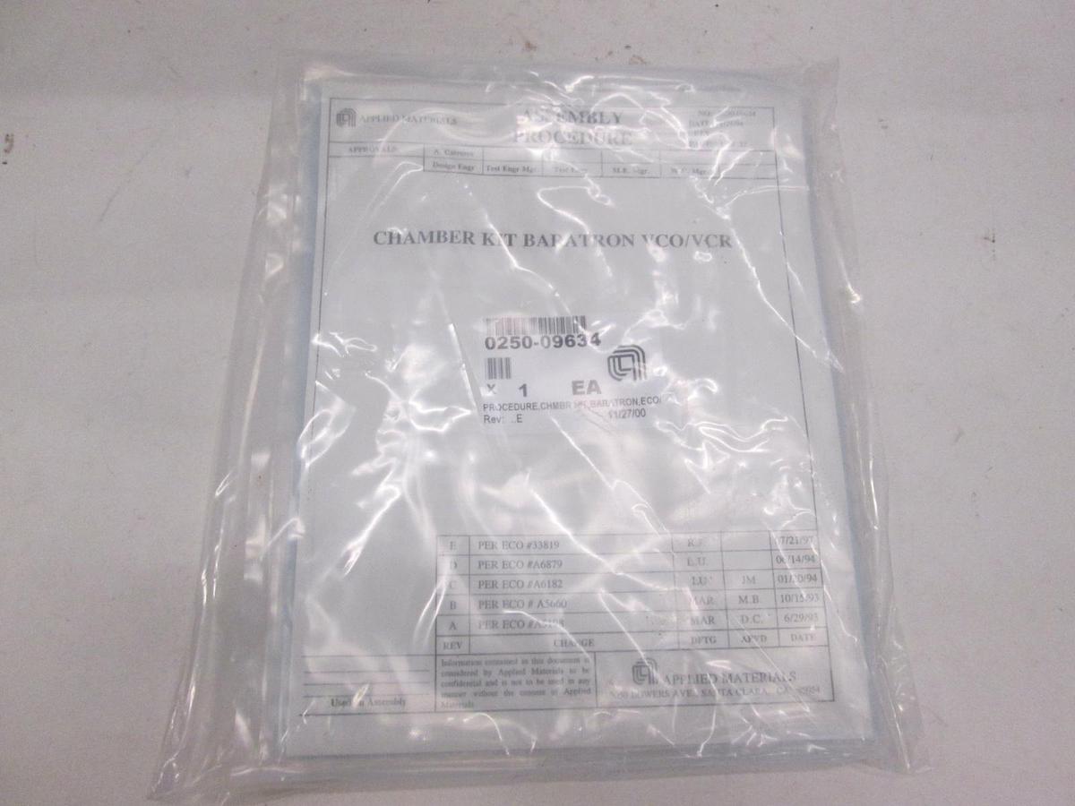 Used AMAT, Procedure, Chamber Kit, Baratron, 0250-09634, New