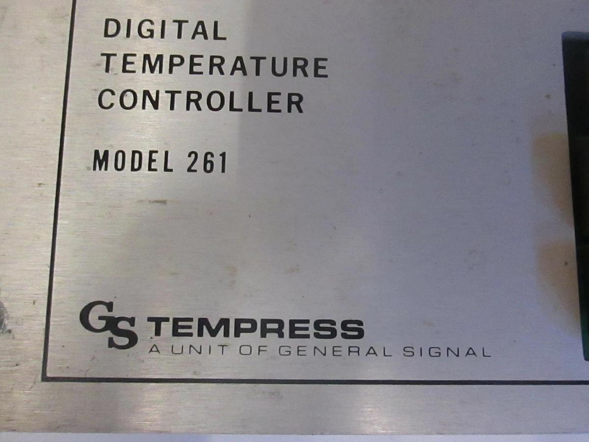 Used Canary Technology Temperature Controller Front Panel Model 261, Used