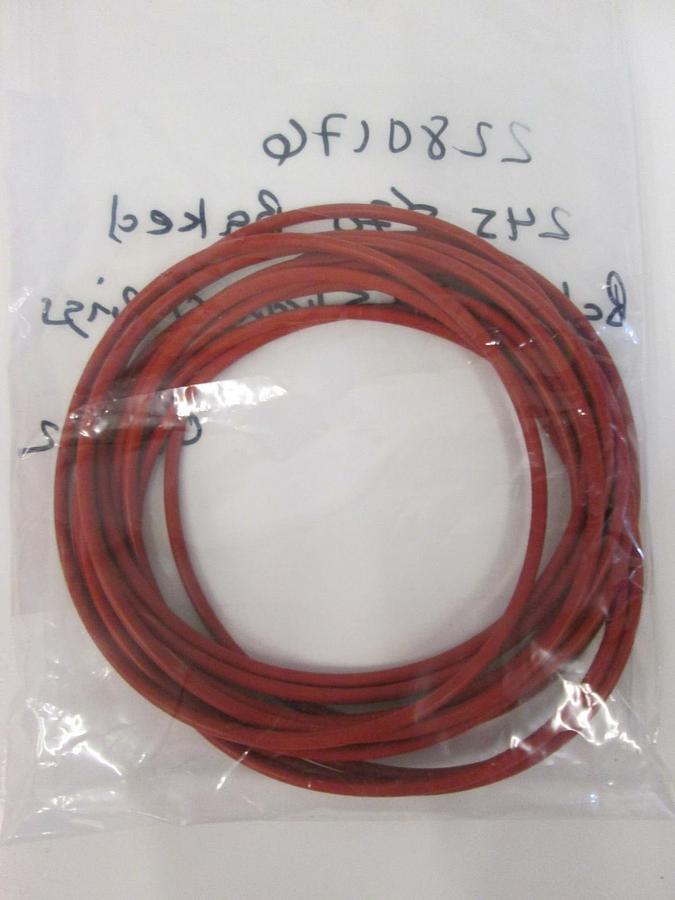 Used Pacific Rubber, 2280176, Silicone Baked Red 245S70, O-Ring Lot of 12
