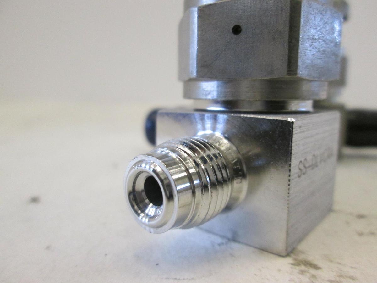 Used Nupro, SS-DLVCR4, Diaphragm Sealed Valve, 1/4 MVCR, Used, Lot of 3