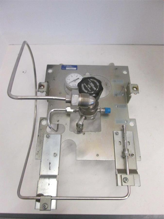Used Semi-Gas High Purity Gas Panel, w/ Unknown Pigtail and Unknown Gas, Used