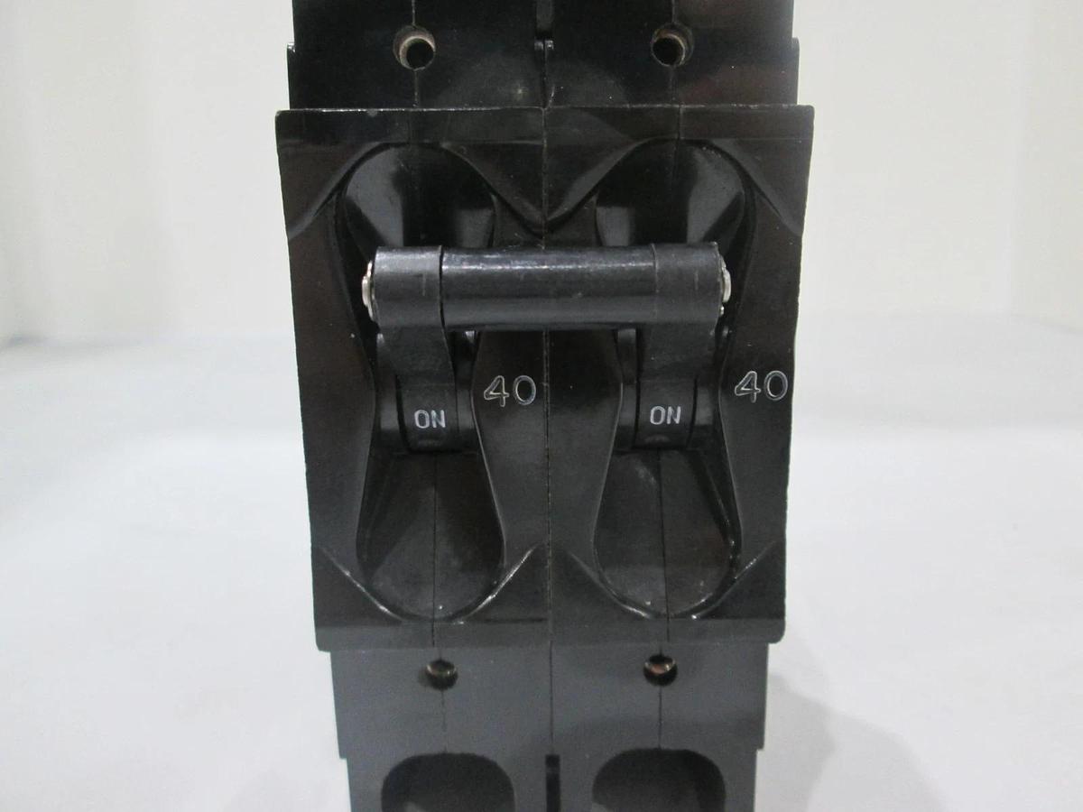 Used Airpax, 219-2-1-62F-5-8-40, Circuit Breaker, 40A, 2 Pole, Used