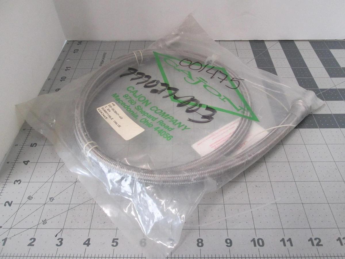 Used Swagelok, SS-8CBHT-48, SS Braided Hose, New