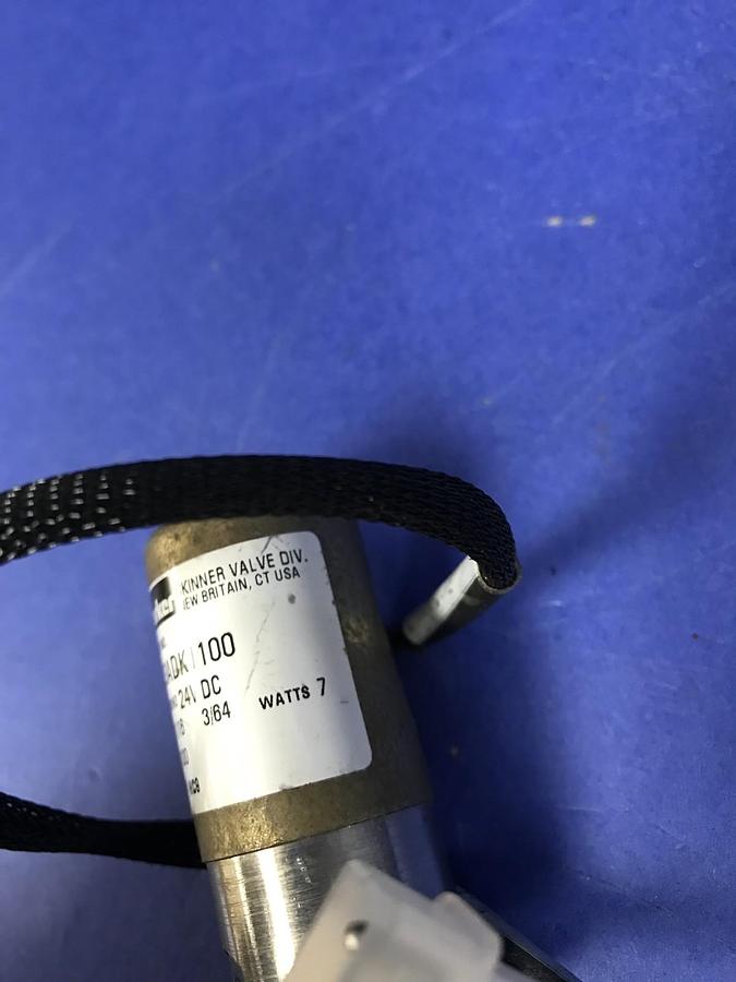 Used Parker B13ADK1100 Solenoid Valve, 24 VDC, 100 psi, Used