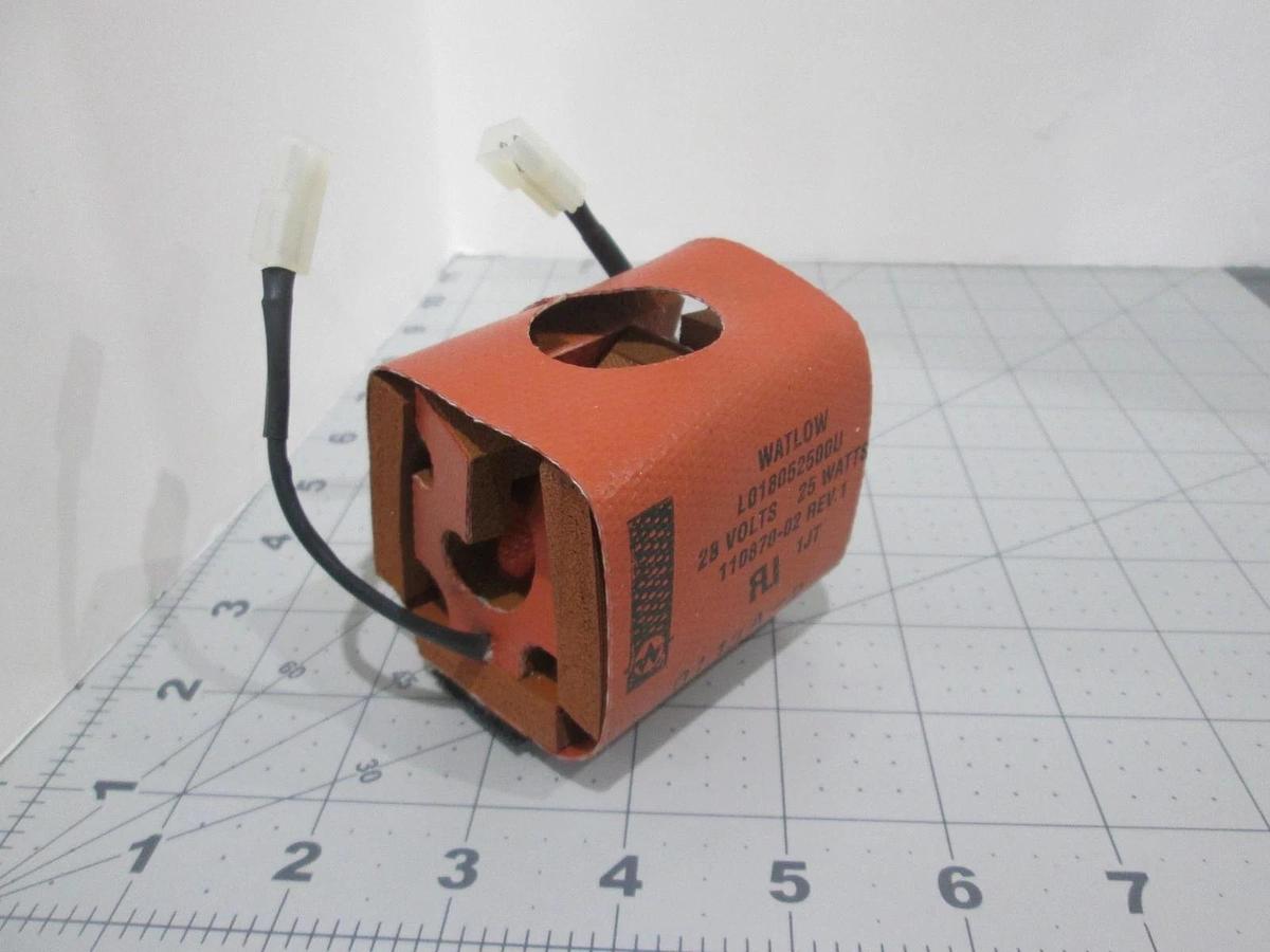 Watlow, L018052500U, Heater Jacket for MKS 148 Valve, 28V, 25W, New