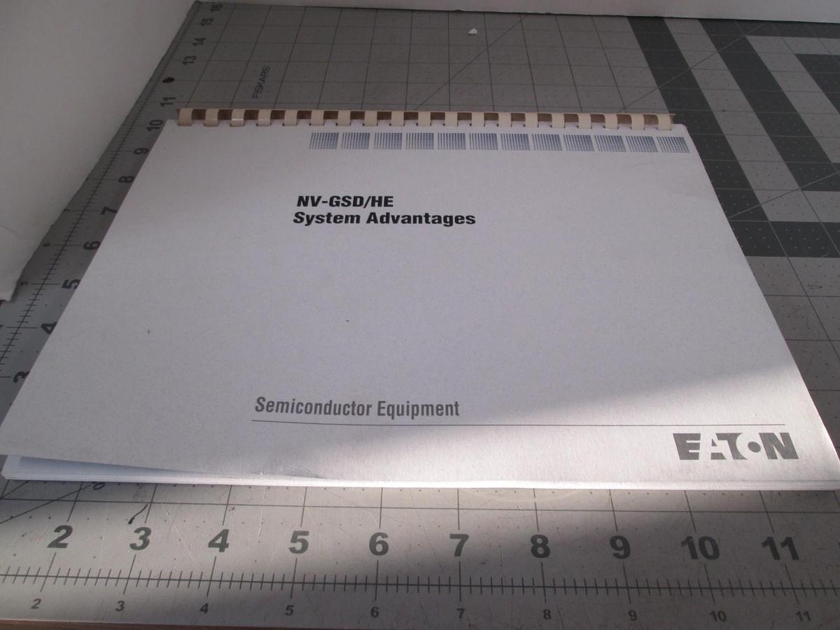 Used Eaton, NV-GSD/HE, System Advantages Manual, Used