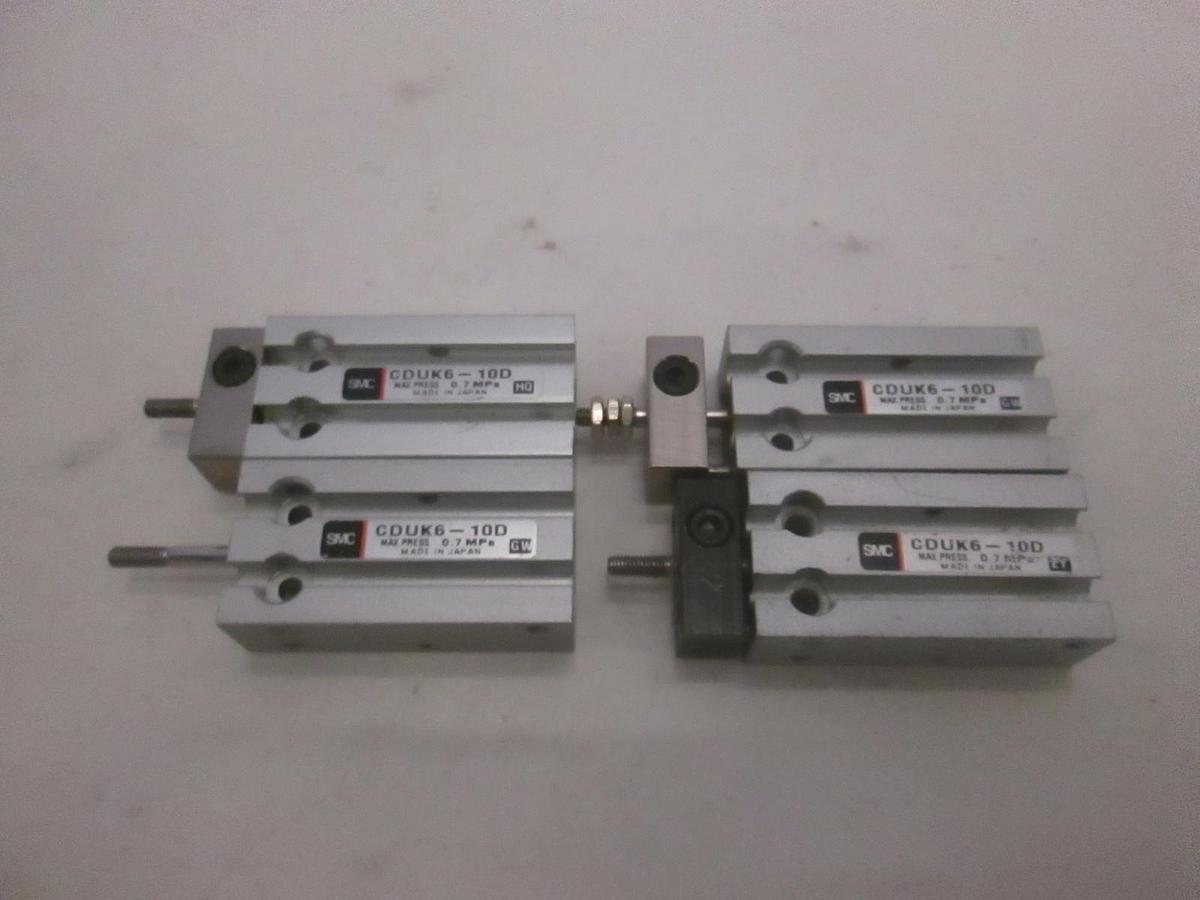 Used SMC, Slide Table, CDUK6-10D, Used, Lot of 4