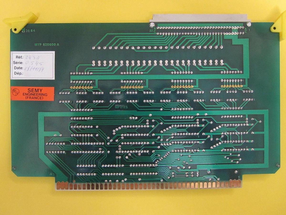 Used Semy Engineering MYP 820600A Board