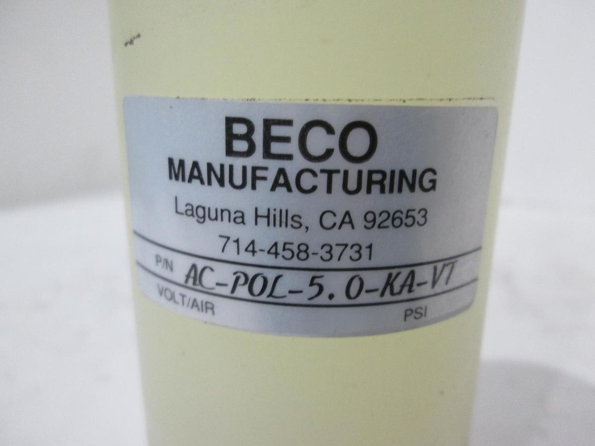 Used BECO, AC-POL-5.0-KA-VT, Pneumatic Valve, Used