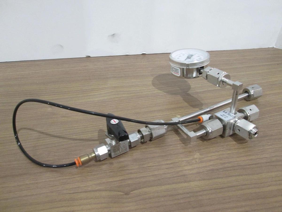 Used Aptech Venturi Pump w/ AP71S Vacuum Generator, Swagelok SS-42VS4, Used