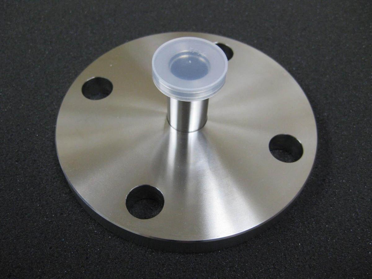 Stainless Steel Vacuum Fitting: 5" F Flange to NW16 Adapter