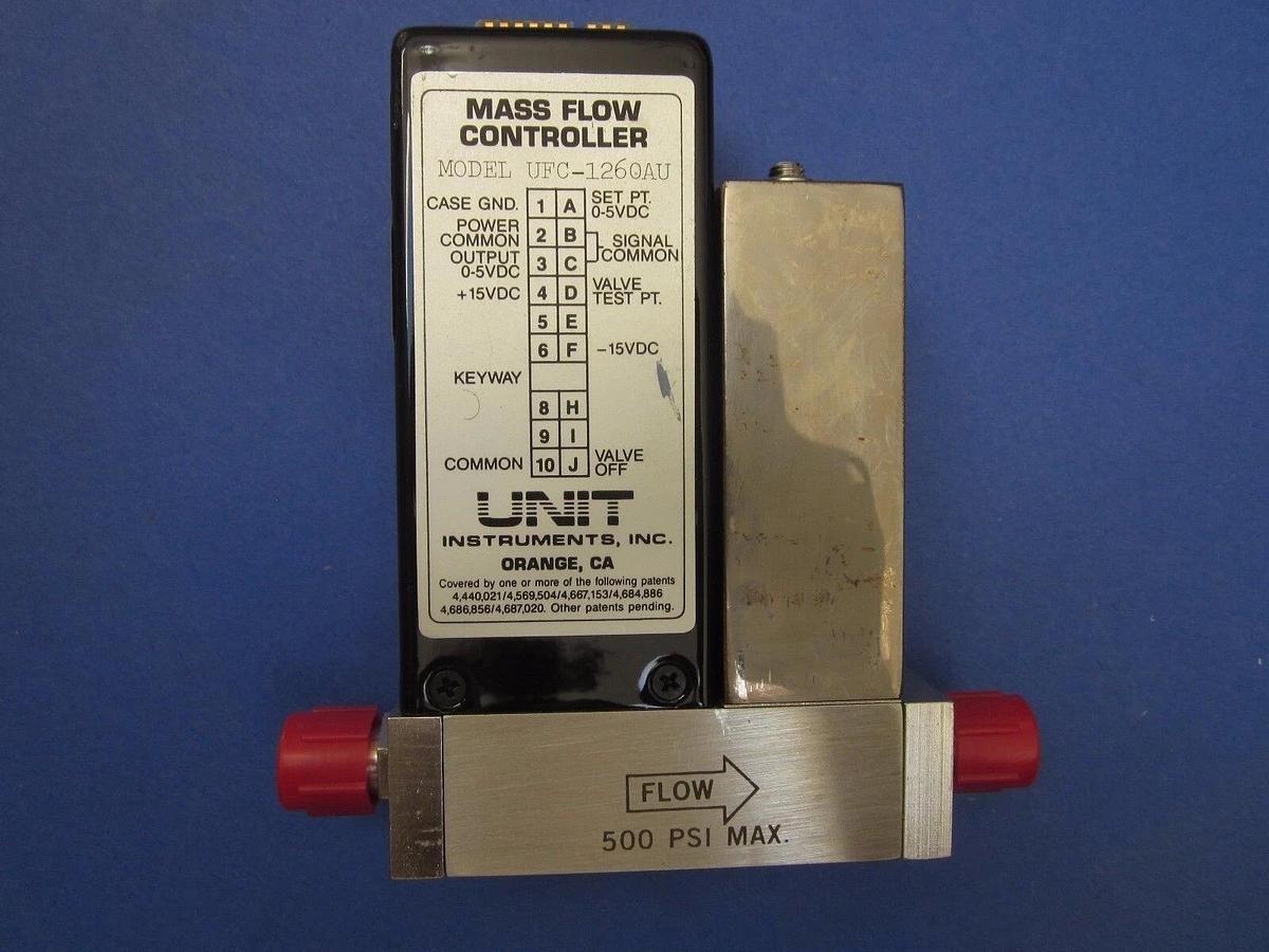 Used Unit UFC-1260AU, MFC, Mass Flow Controller, N2O, 500 SCCM, 1/4" VCR, Used
