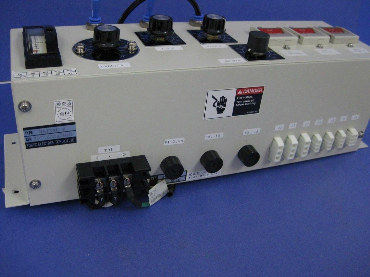 Used TEL Tokyo Electron Limited Haiden F 8S Panel/Control Unit, Filter Fan