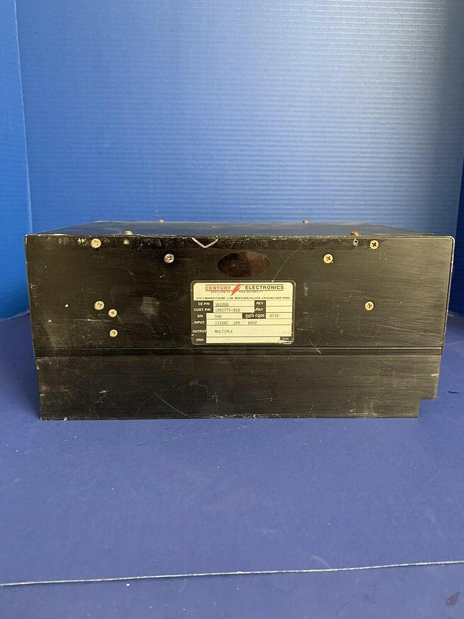 Used Century Electronics 101200 Power Supply, Used