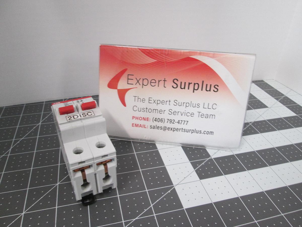 Used ABB, E242, 45A 2 Pole Isolator Switch 240/415V AC22 Double Pole Used