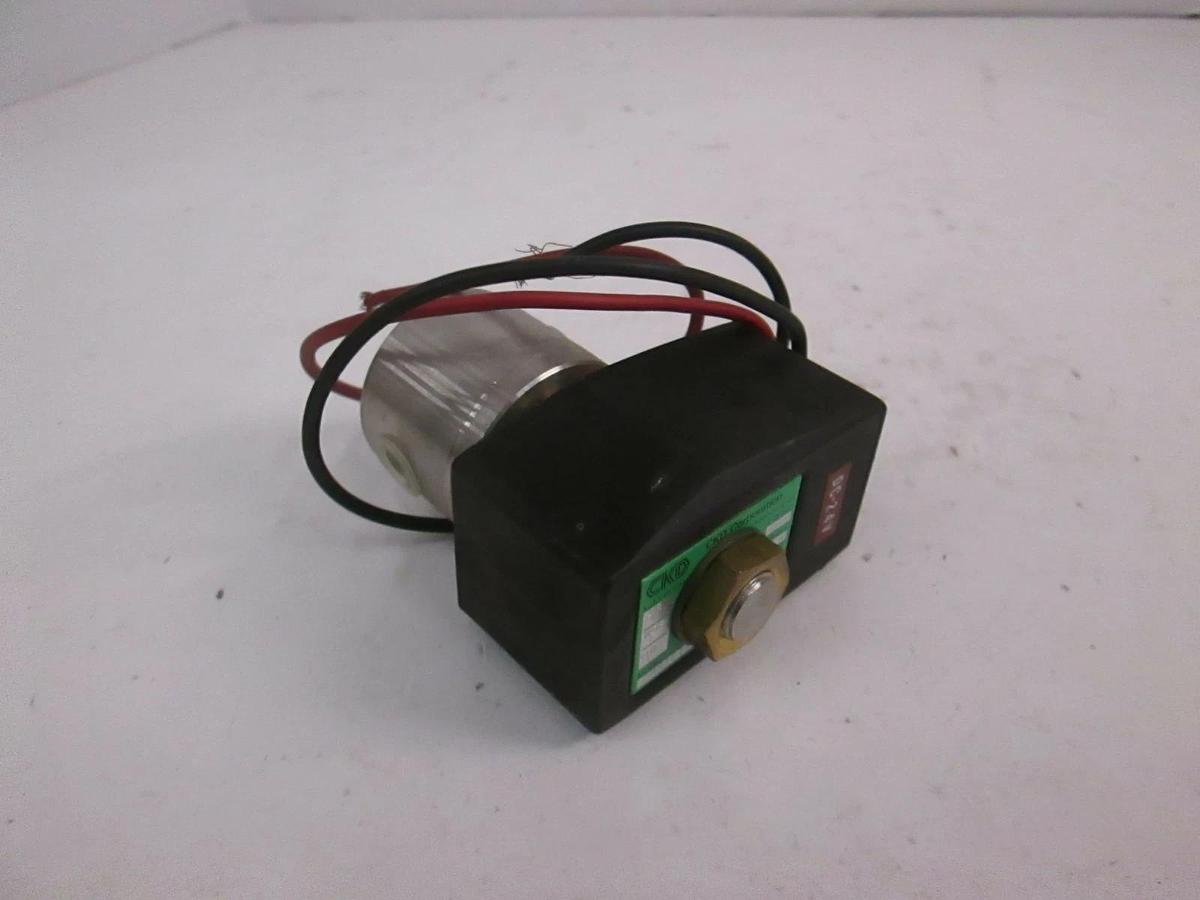 Used CKD AB31014, 1/8" FNPT Solenoid Valve, Used