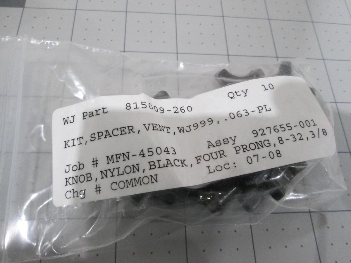 Watkins Johnson, APCVD Vent Spacer Kit, 927655-001, New
