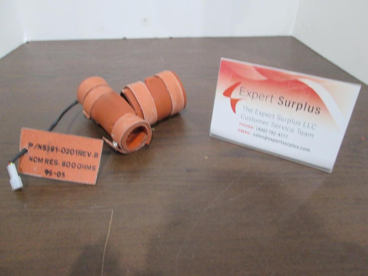 Used Watlow, 5391-0201 REV B, Silicon Rubber Heater, 800 OHMS, 95-05, Used