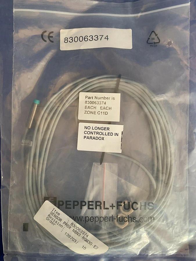 PEPPERL + FUCHS NBN3-8GM30-E2 Inductive Proximity Sensor, New