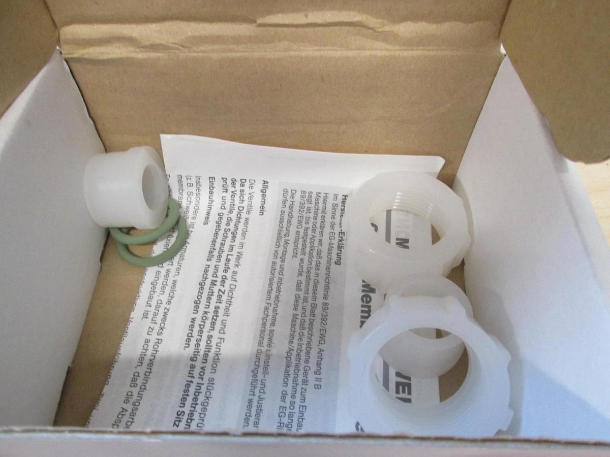 GEMU, ID-CH-88086060, Pneumatic N.O Diaphragm Valve, PST 4-6 Bar, New