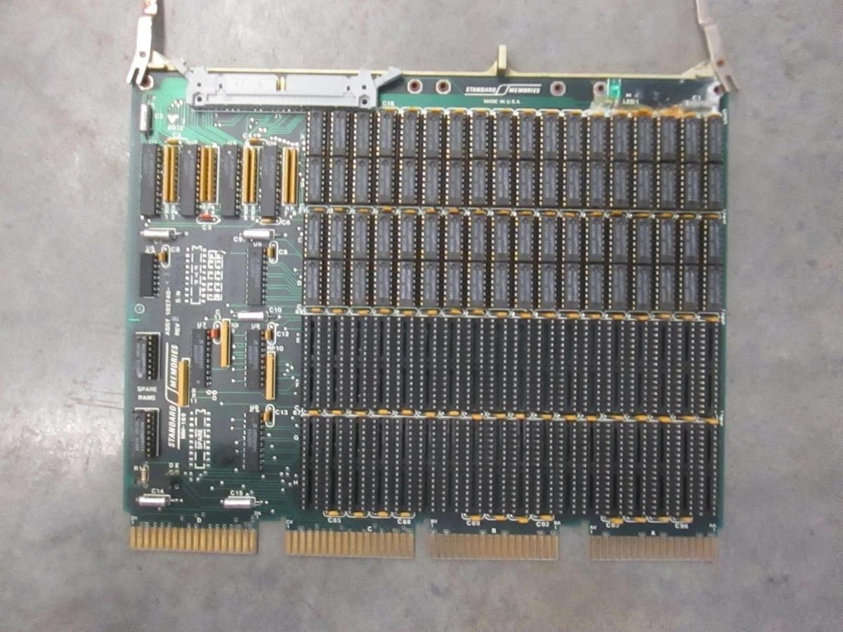 Used Standard Memories 102740 Memory Board PCB Assy, Working When Removed