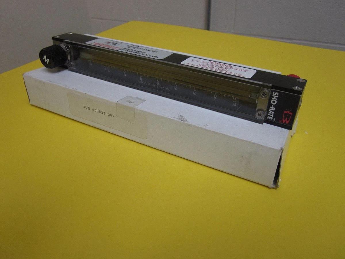 Brooks Instrument 1355EE2BCNF1A Sho-Rate Glass Tube Variable Area Flow Meter