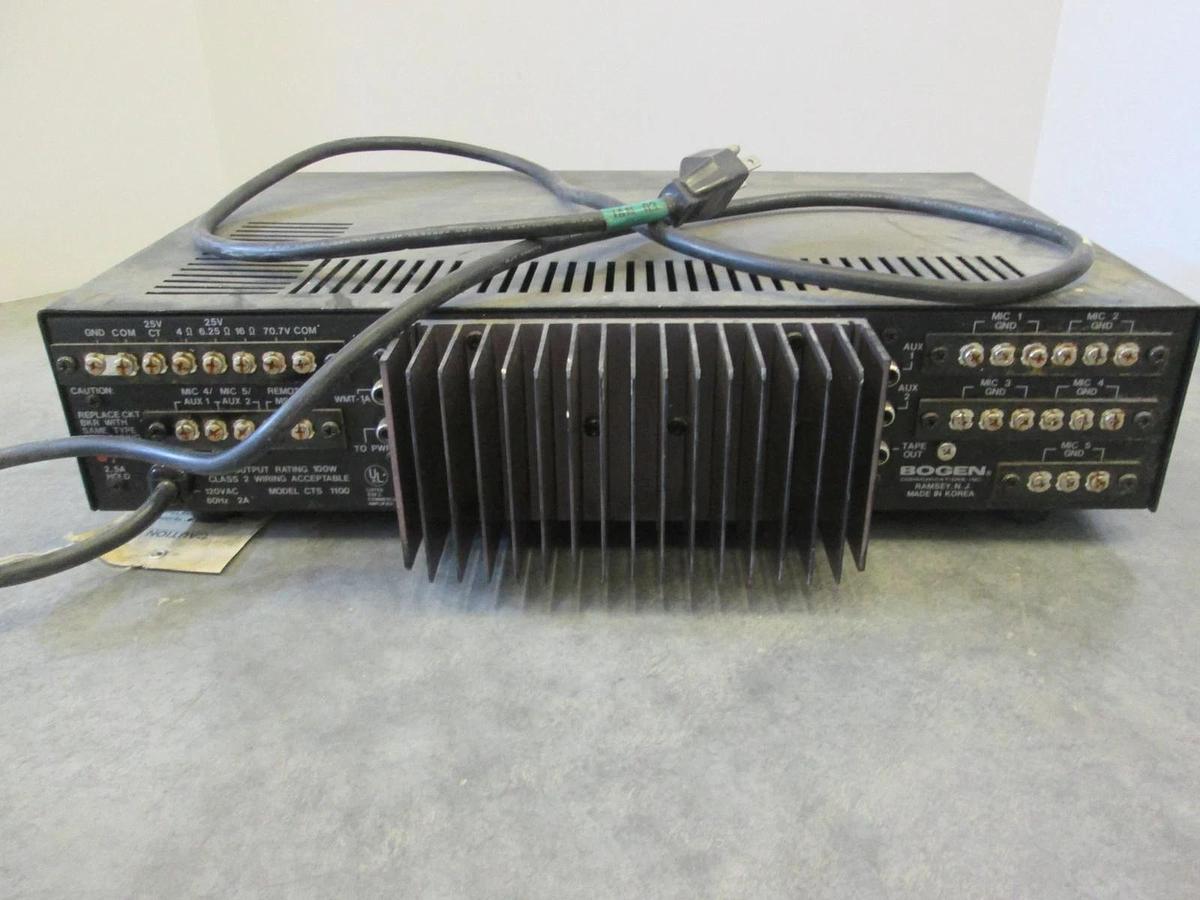 Used Bogen, Acoustic Equalizer, CTS-1100, Used