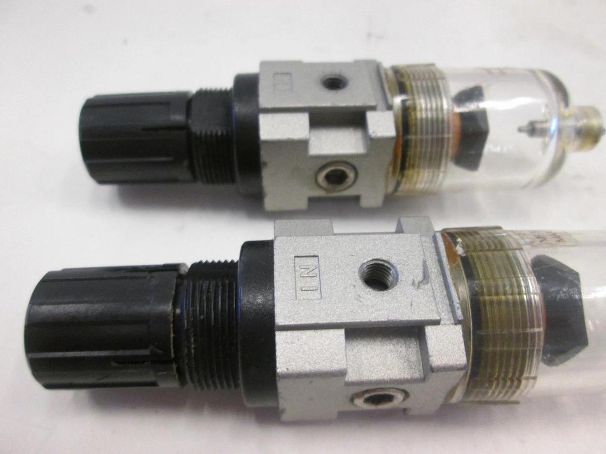 Used SMC, AW1000-M5BG, Filter Regulator, Used, Lot of 2