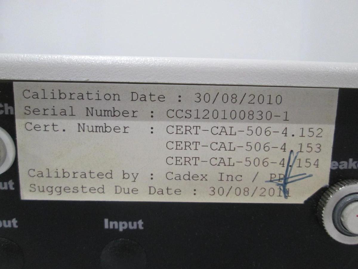 Used Cadex, Pc4300, Control System Center, Used
