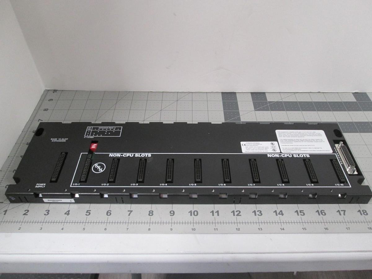 GE Fanuc, IC693CHS392J, 10 Slot Expansion Module, New