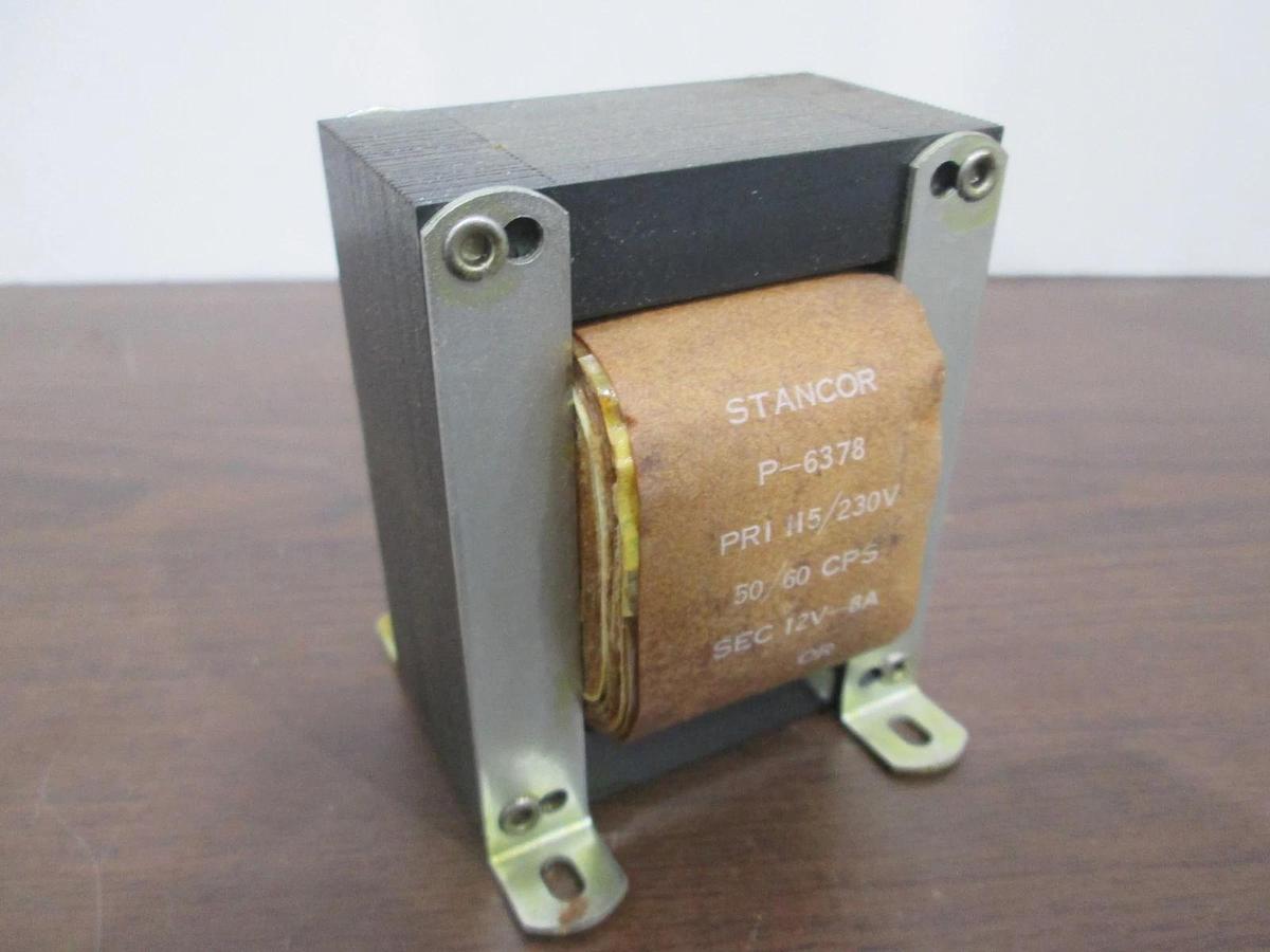 Used Stancor, P-6378, Power Transformer, 12V-8A, Used