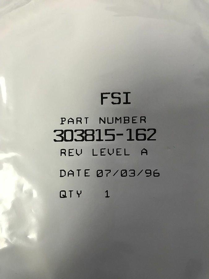 Used FSI 303815-162 Teflon O-Ring 5.737" ID, #162, Lot of 3