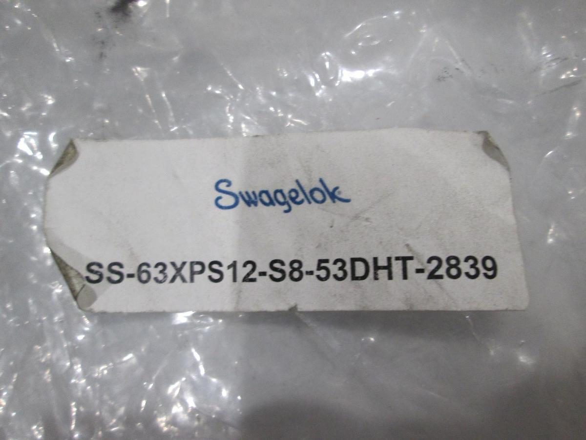 Used Swagelok, SS-63XPS12-S8-53DHT-2839, Ball Valve w/ 153DA Double Actuator, NWOB