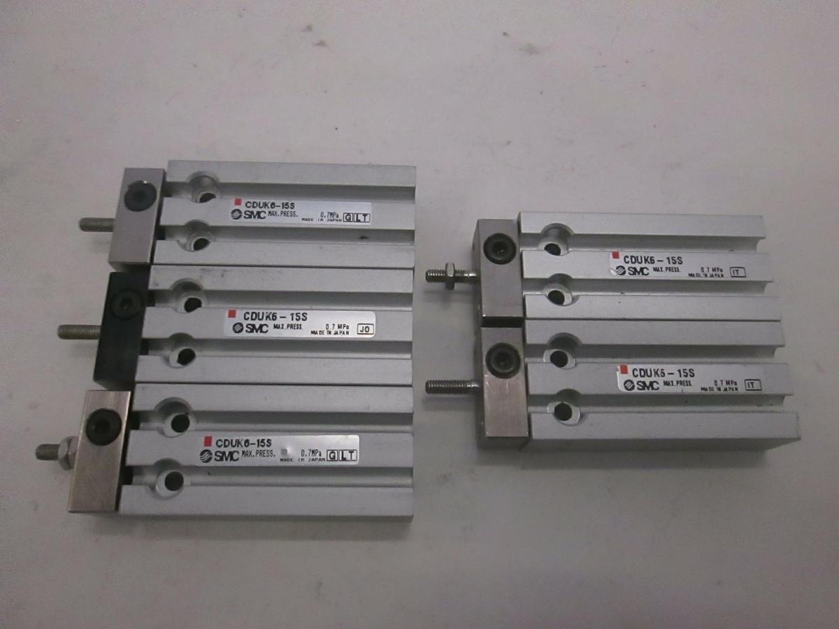 Used SMC, Slide Table, CDUK6-15S, Used, Lot of 5