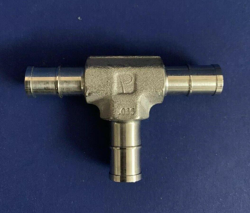 Parker  6-6-6-YJY Automatic Buttweld Union TEE, Lot of 6 New