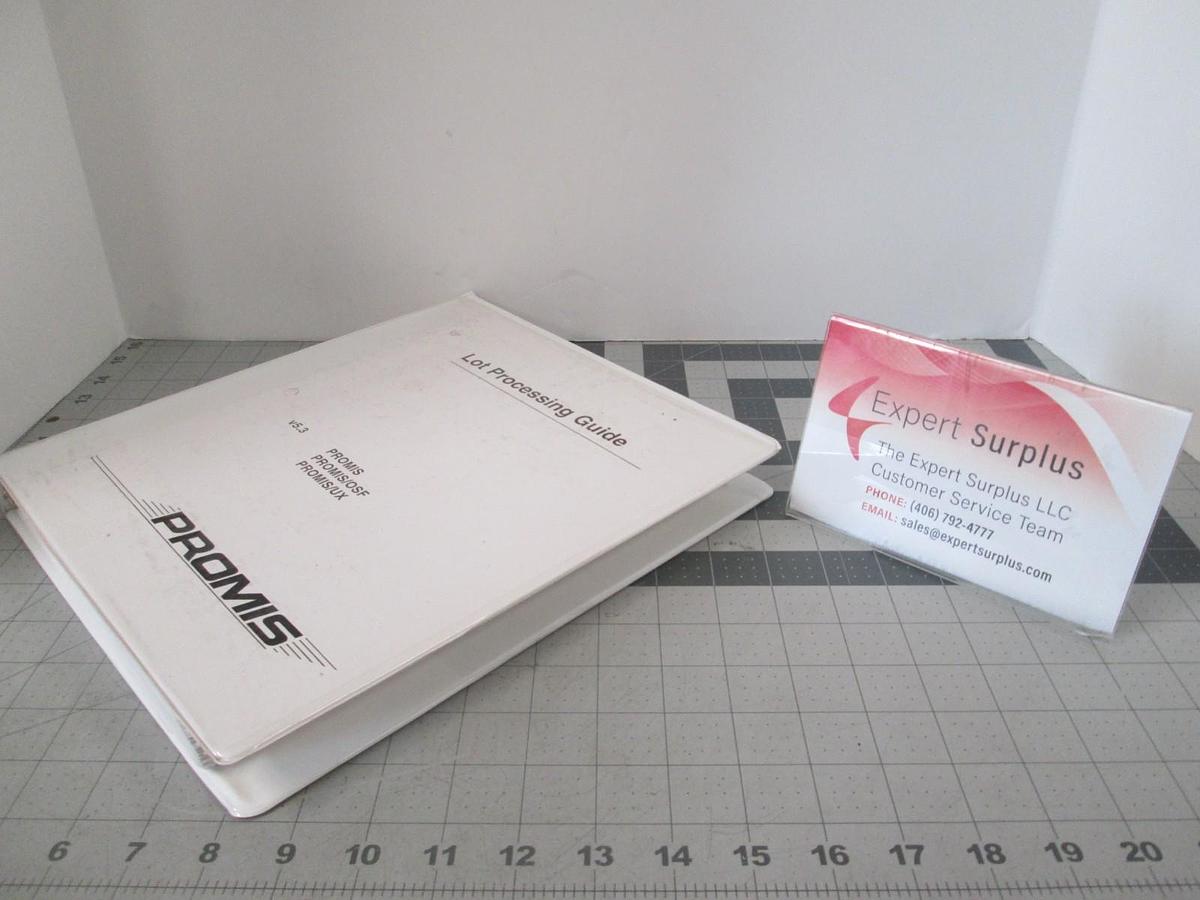 Used Promis, Lot Processing Guide, v5.3, Used