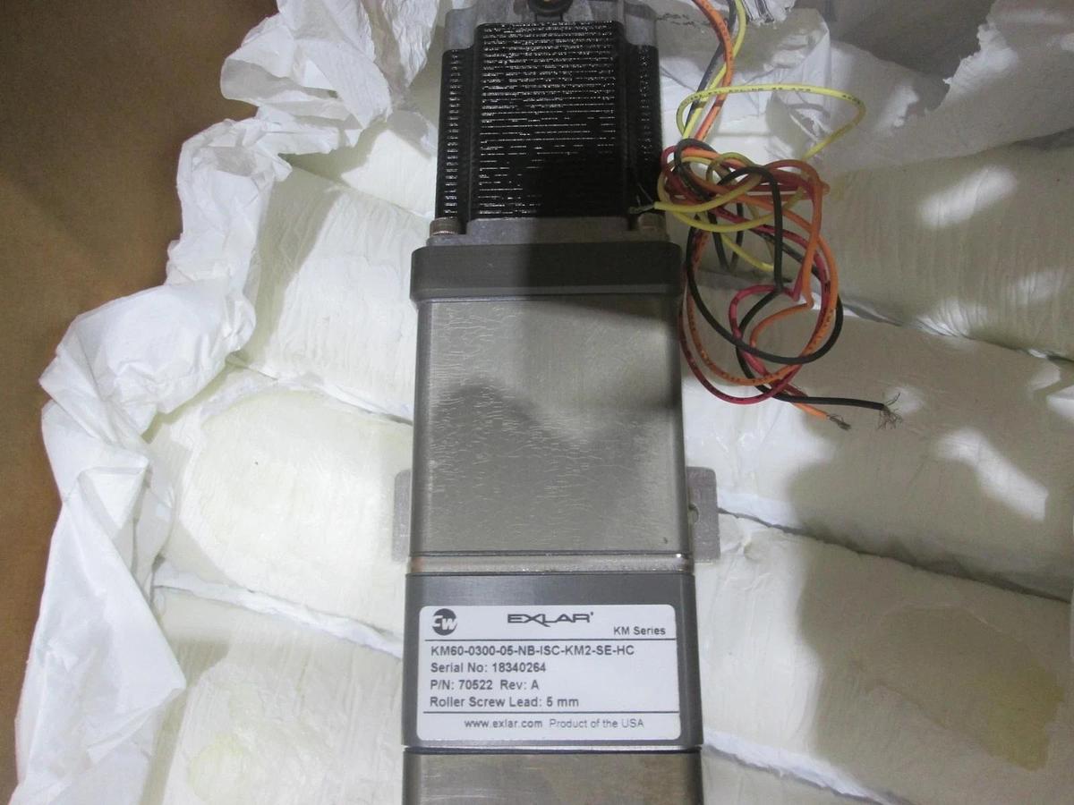 Curtis Wright, Exlar, KM60-0300-05-NB-ISC-KM2-SE-HC, Roller Screw Actuator, New