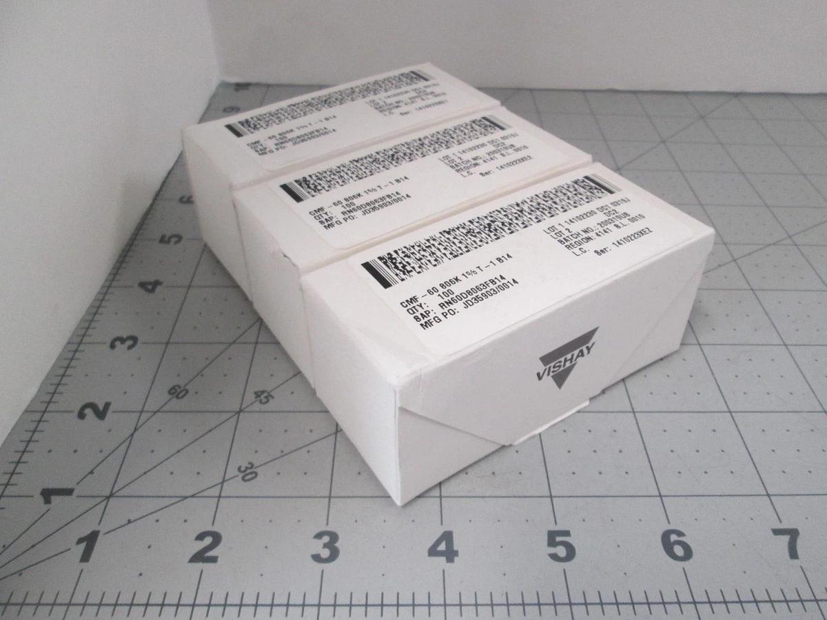 Vishay, CMF-60 806K 1% T-1 B14, Resistors, New, Lot of 300