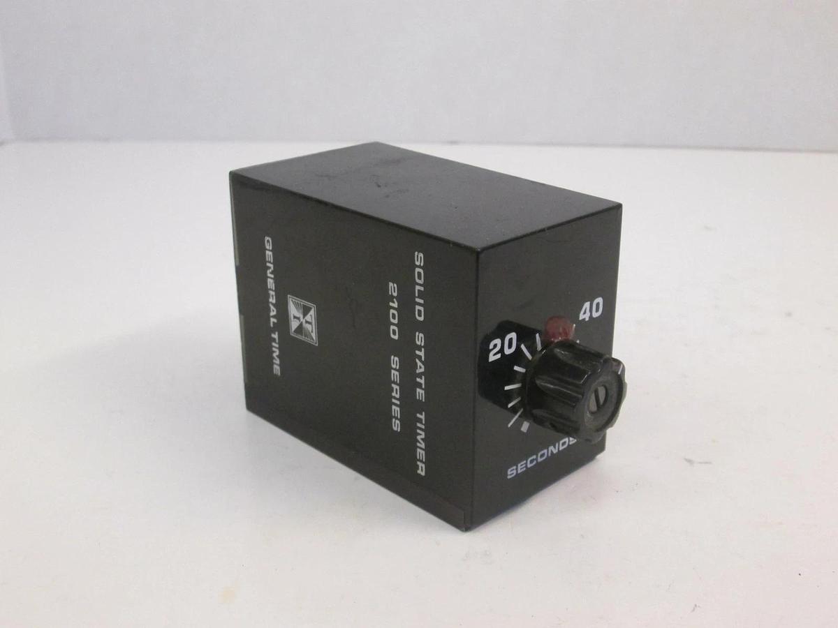 Used General Time Solid State Timer 2100 Series 0-60s, Used