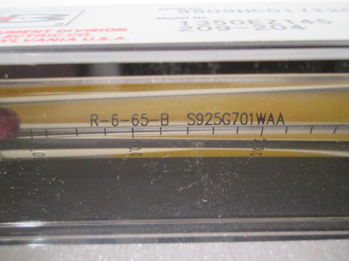 Brooks Automation, R-6-65-B, S925G701WAA, Sho-Rate Flowmeter, .3-30, New
