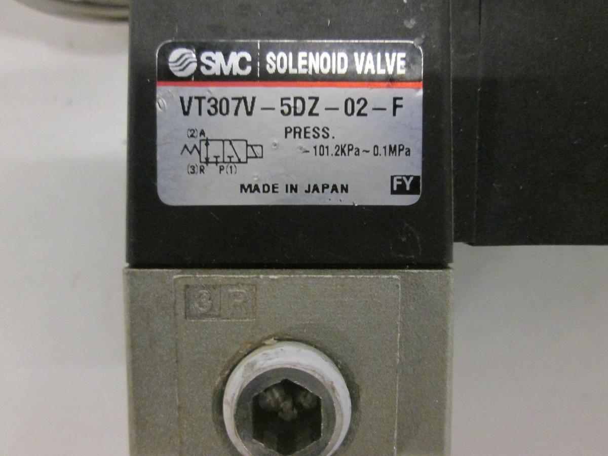 Used SMC, VT307V-5DZ-02-F, Solenoid Valve, Used