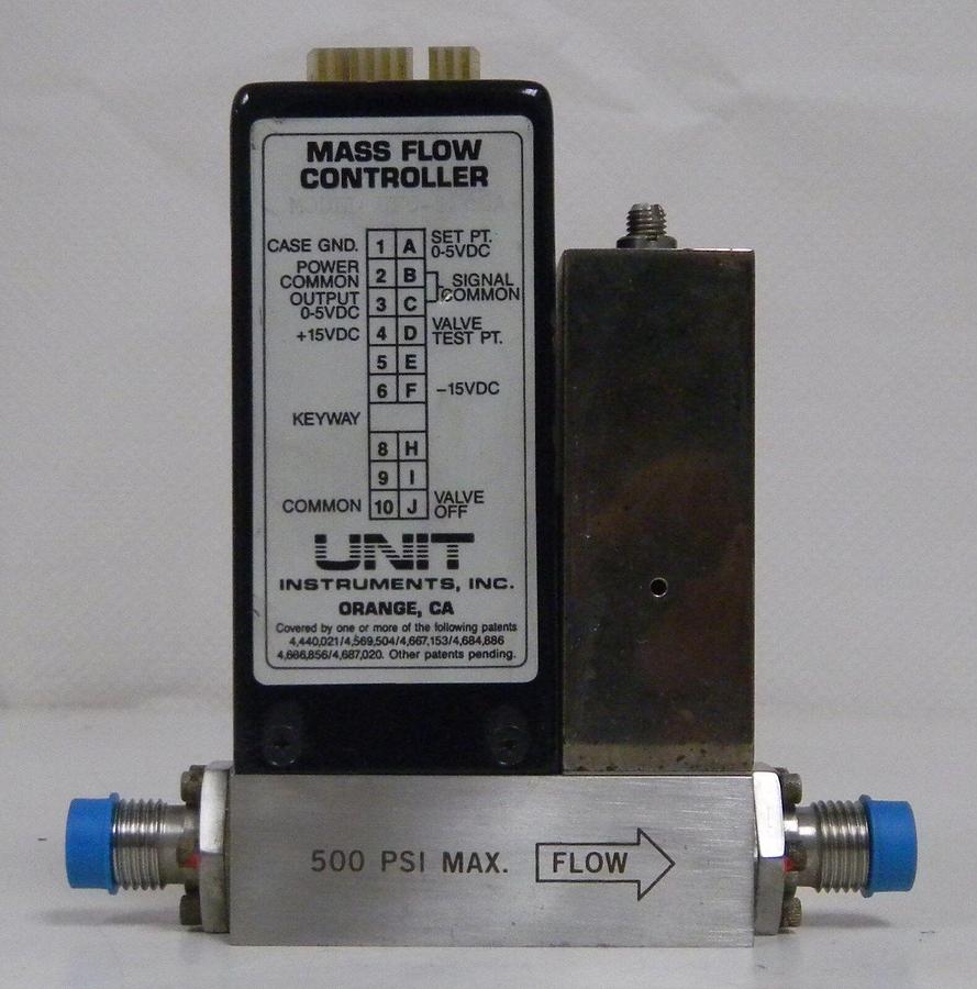 Used Unit UFC-1260A Mass Flow Controller, Gas- SIH4, Range- 500 SCCM, Used