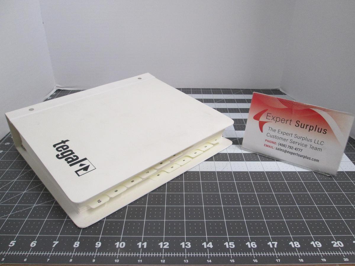 Used TEGAL,903E, Plasma Production Etcher Volume ll Manual MS 1186-02 Rev B