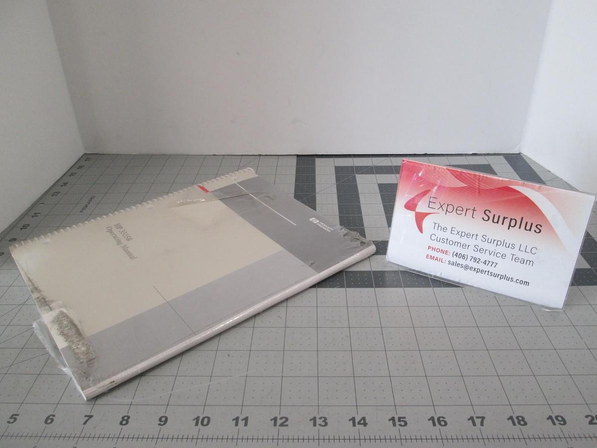Used Hewlett Packard, HP 3325B, Operating Manual, Used
