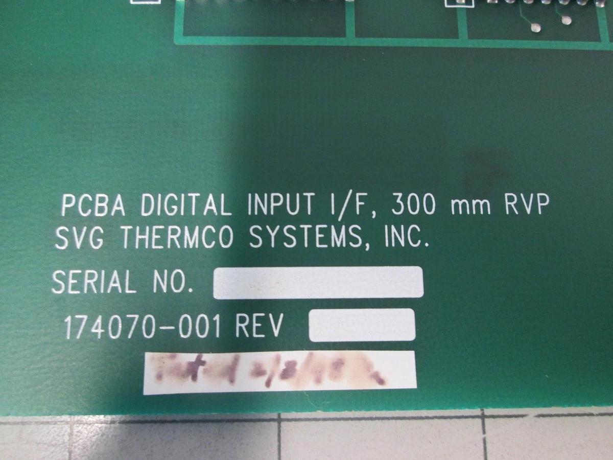 SPT Micro, 174070-001, PCBA Digital Input I//F, 300 mm RVP, PCB Assy, New